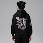 Jordan Big Kids' Jumpman Floral Stack Hoodie
