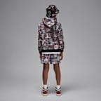 ジョーダン ジュニア ブルックリン プリント フレンチテリー プルオーバー パーカー