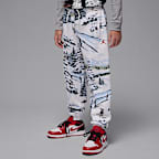 Jordan Brooklyn Fleece Big Kids' Holiday Pants