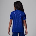 パリ サンジェルマン (PSG) アカデミー プロ フォース ジュニア ジョーダン Dri-FIT サッカー ショートスリーブ プレマッチ トップス