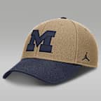 Michigan Primetime Rise Men's Jordan Brand Dri-FIT College Trucker Adjustable Hat