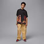 Playera Night Lights para niños talla grande Jordan