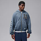 Jordan Flight x Howard University Men's Fleece Full-Zip Hoodie