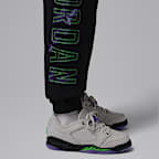 Pants de tejido Fleece Shock and Ahhh para niños talla pequeña Jordan