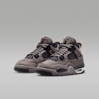 エア ジョーダン 4 レトロ "Cave Stone and Black" ジュニアシューズ