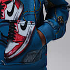 Ensemble deux pièces avec pantalon en jersey et Fleece imprimé Jordan pour tout-petit