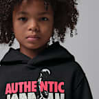 Sudadera con gorro sin cierre Jordan Authentic para niños talla pequeña Jordan