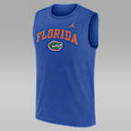 Camiseta sin mangas universitaria marca Jordan Dri-FIT para hombre Florida Primetime Arch Legend
