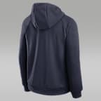 Michigan Courtside Basketball Practice Men's Jordan Brand Dri-FIT Pullover Hoodie