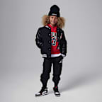 Sudadera con gorro para niños de preescolar Jordan Fleece Pullover Hoodie