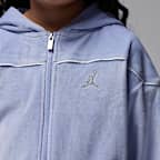 Conjunto de 2 piezas de tejido velour para niños talla pequeña Jordan Mountainside
