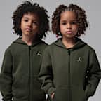 Jordan Brooklyn Fleece Little Kids' 2-Piece Full-Zip Hoodie Set