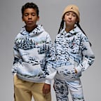 Jordan Brooklyn Fleece Big Kids' Holiday Pullover Hoodie