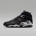 Air Jordan 8 Retro "Chrome" Men's Shoes - Black/Light Graphite/White