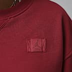Sudadera de cuello redondo estilo cropped para mujer Jordan Flight Fleece