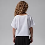 Playera Air con collage para niños talla pequeña Jordan