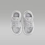 Jordan 1 Retro Low 'Silver' Baby/Toddler Shoes