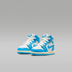 Jordan 1 Retro High OG "UNC Reimagined"-sko til babyer/småbørn