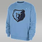Sudadera de cuello redondo de tejido Fleece Jordan de la NBA para hombre Memphis Grizzlies Statement Essentials
