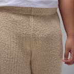 Conjunto de 2 piezas de sudadera sin cierre Heir To The Crown de tela de canalé infantil Jordan