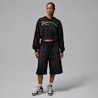 Sudadera con gorro sin cierre para mujer Jordan Brooklyn Fleece