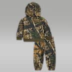 Conjunto de 2 piezas con sudadera con gorro Realtree para bebé Jordan MVP