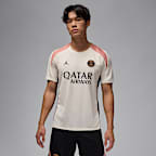 เสื้อฟุตบอลแขนสั้นแบบถักผู้ชาย Jordan Dri-FIT Paris Saint-Germain Strike Third