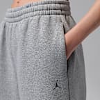 Calções grandes Jordan Brooklyn Fleece para mulher