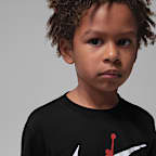 Playera Jumpman Swoosh Intersection para niños talla pequeña Jordan