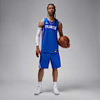 Frankreich Limited Road Jordan Basketballtrikot (Herren)