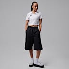 Shorts grandes de tejido Woven para mujer Jordan Brooklyn