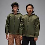 ジョーダン ジュニア ビッグ ロゴ フーデッド ボンバー