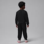 Conjunto de 2 piezas con sudadera de cuello redondo infantil Jordan Brooklyn Fleece