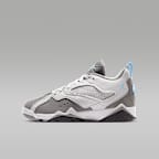 Air Jordan MVP 92 Big Kids' Shoes - Photon Dust/Flat Pewter/White/Blue Chill