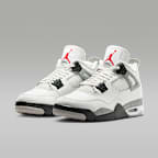 Air Jordan 4 Retro 'White Cement' Men's Shoes