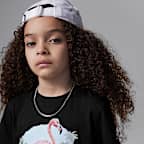 Conjunto de 2 piezas con shorts para niños talla pequeña Jordan Flight Essentials