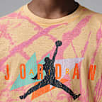 Playera Geo Tie Dye para niños talla grande Jordan
