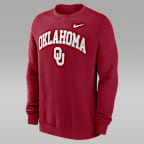 Oklahoma Arch Men's Nike College Pullover Crew