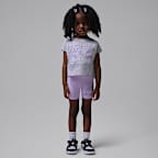 Jordan Toddler Boxy T-Shirt and Bike Shorts Set