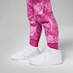 Conjunto de 2 piezas de sudadera con estampado floral infantil Jordan Brooklyn Essentials