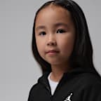 Conjunto de sudadera con gorro de 2 piezas de cierre completo infantil Jordan Brooklyn Fleece