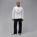 Jordan Brooklyn 男款 AJ11 圖樣長袖 T 恤