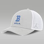 Gorra de rejilla universitaria ajustable marca Jordan para hombre UCLA Sideline Rise Gameday