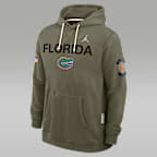 Florida 2025 Military Appreciation Men's Jordan Brand Dri-FIT College Pullover Hoodie
