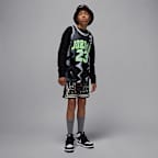 Shorts deportivos Diamond estampados MJ para niños talla grande Jordan Dri-FIT