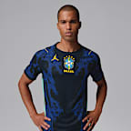 Brazil 2026 Match Away Men's Jordan Aero-FIT Football Authentic Shirt