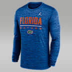 Playera universitaria marca Jordan Dri-FIT para hombre Florida Sideline Velocity