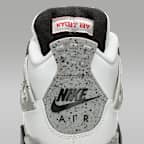 Air Jordan 4 Retro 'White Cement' Older Kids' Shoes