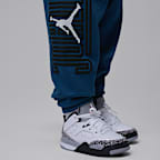 Conjunto de calças de lã cardada e camisola de manga comprida Jordan Jumpman para bebé