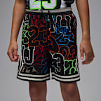 Shorts deportivos Diamond estampados MJ para niños talla grande Jordan Dri-FIT